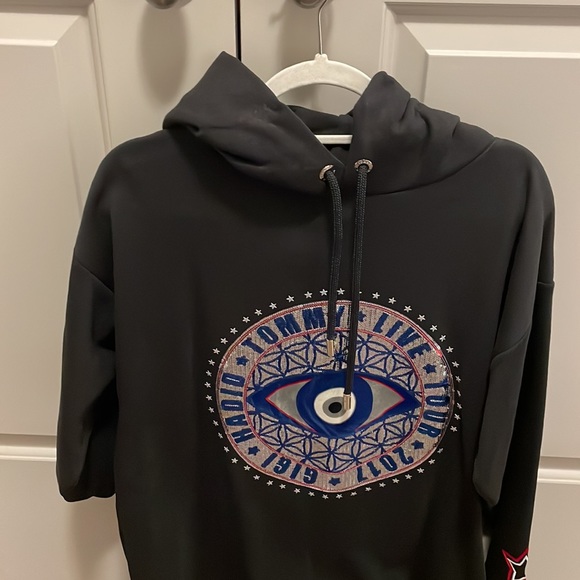 NWOT Tommy Hilfiger Collaboration With Gigi Hadid Small Hoodie Dress. 🖤💕 - Picture 2 of 4